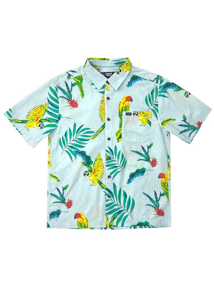 Heren Hawaïaanse Overhemden Geweven Overhemden Knoopsluiting --ST AGNES voor wholesale door Islandhaze