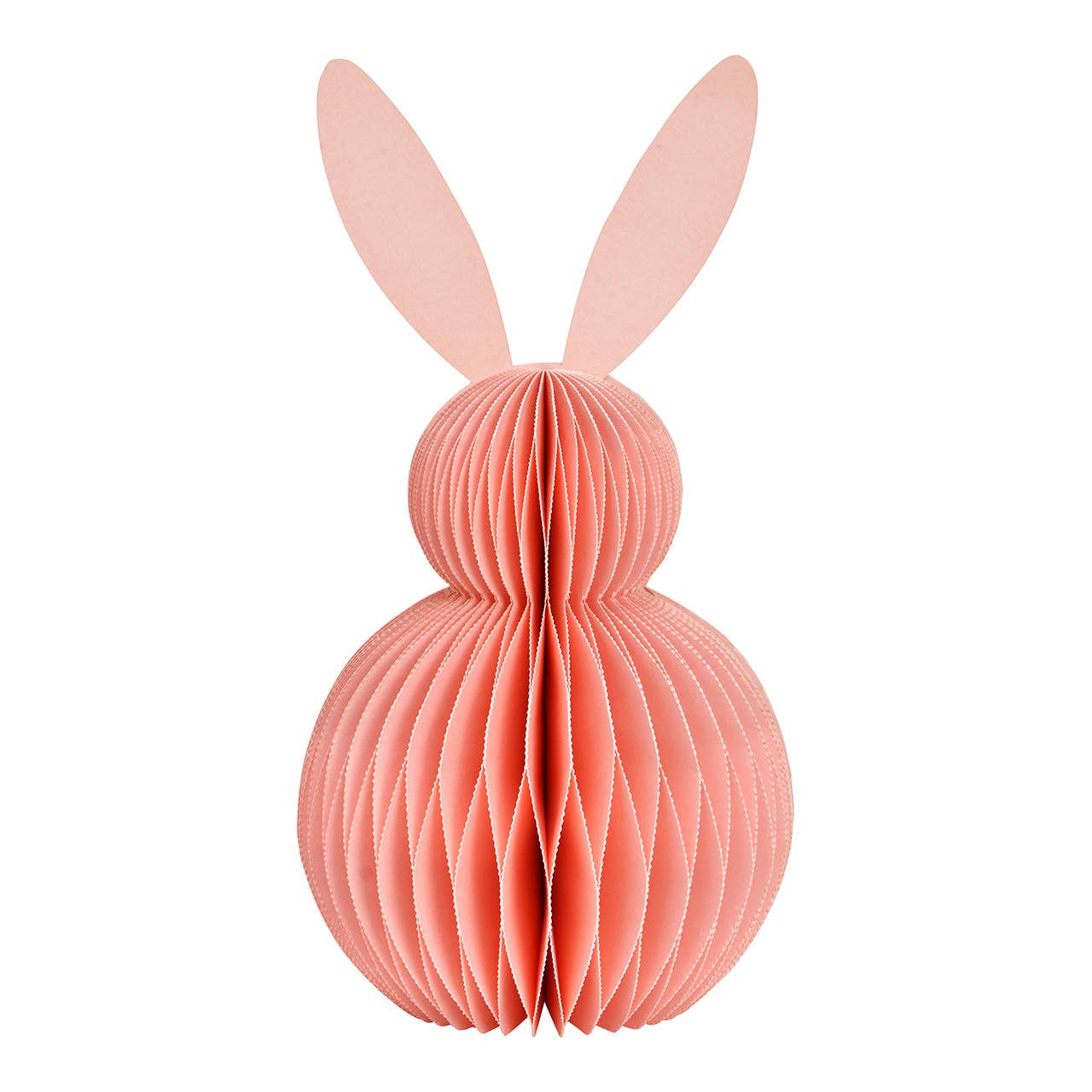 Wurm - Wholesale Decorative Figurine - Honeycomb rabbit made of paper/cardboard pink (W/H/D) 11x20x11cm0