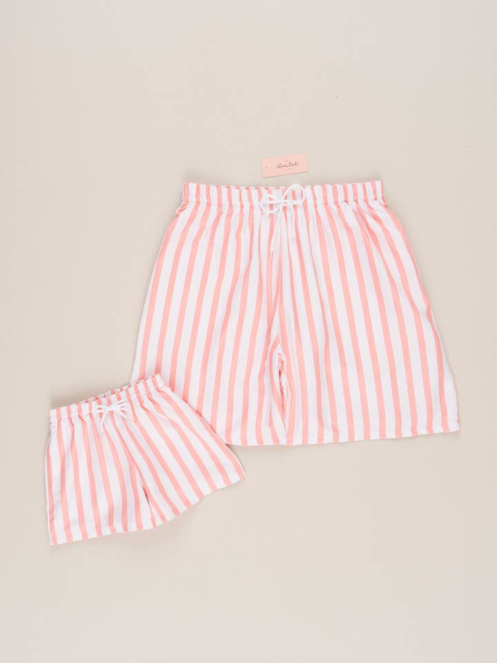 Marie Nicole Clothing - Wholesale Mommy & Me Sets - Family Poppies & Stripes Swimsuit