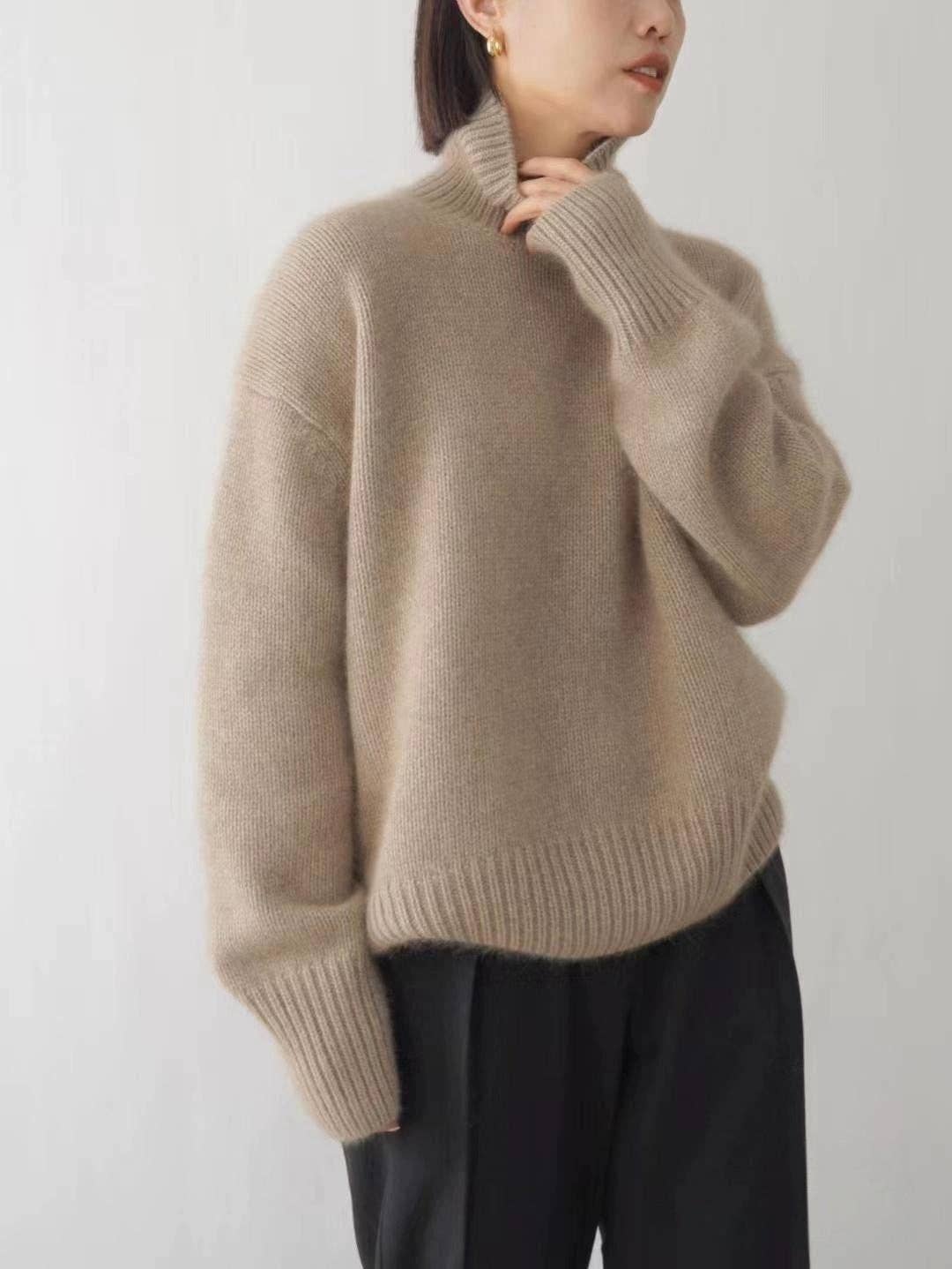 Marayn - Wholesale Knitted jumper – Women′s - Soft Knit Turtleneck Cozy Chic Korean Style (Copy)15