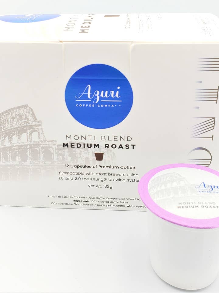 Monti blandning Pods för wholesale av Azuri Coffee