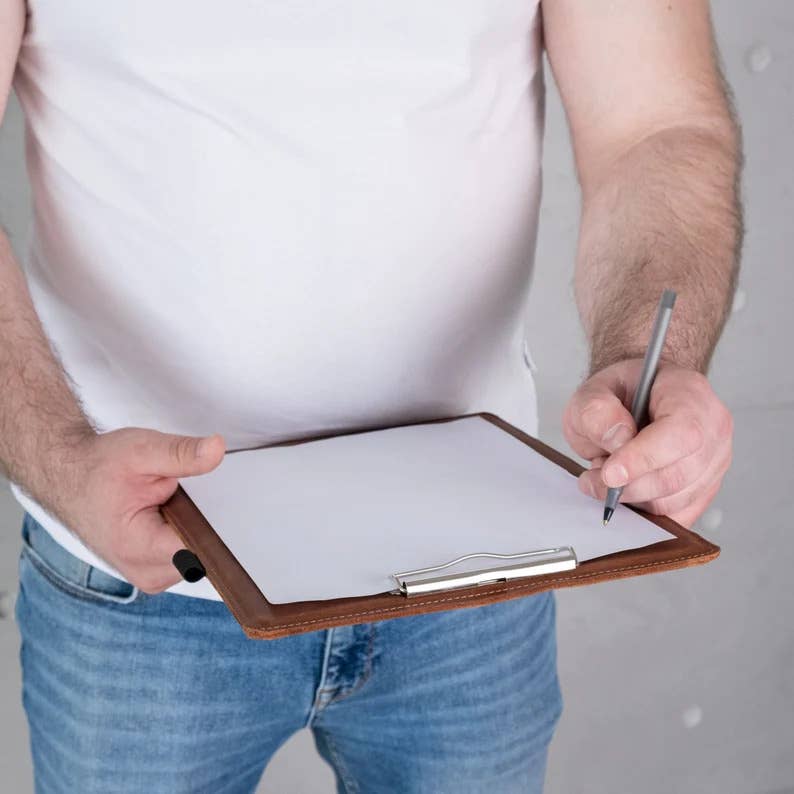 Pikore - Wholesale Clipboard - Leather Clipboard4