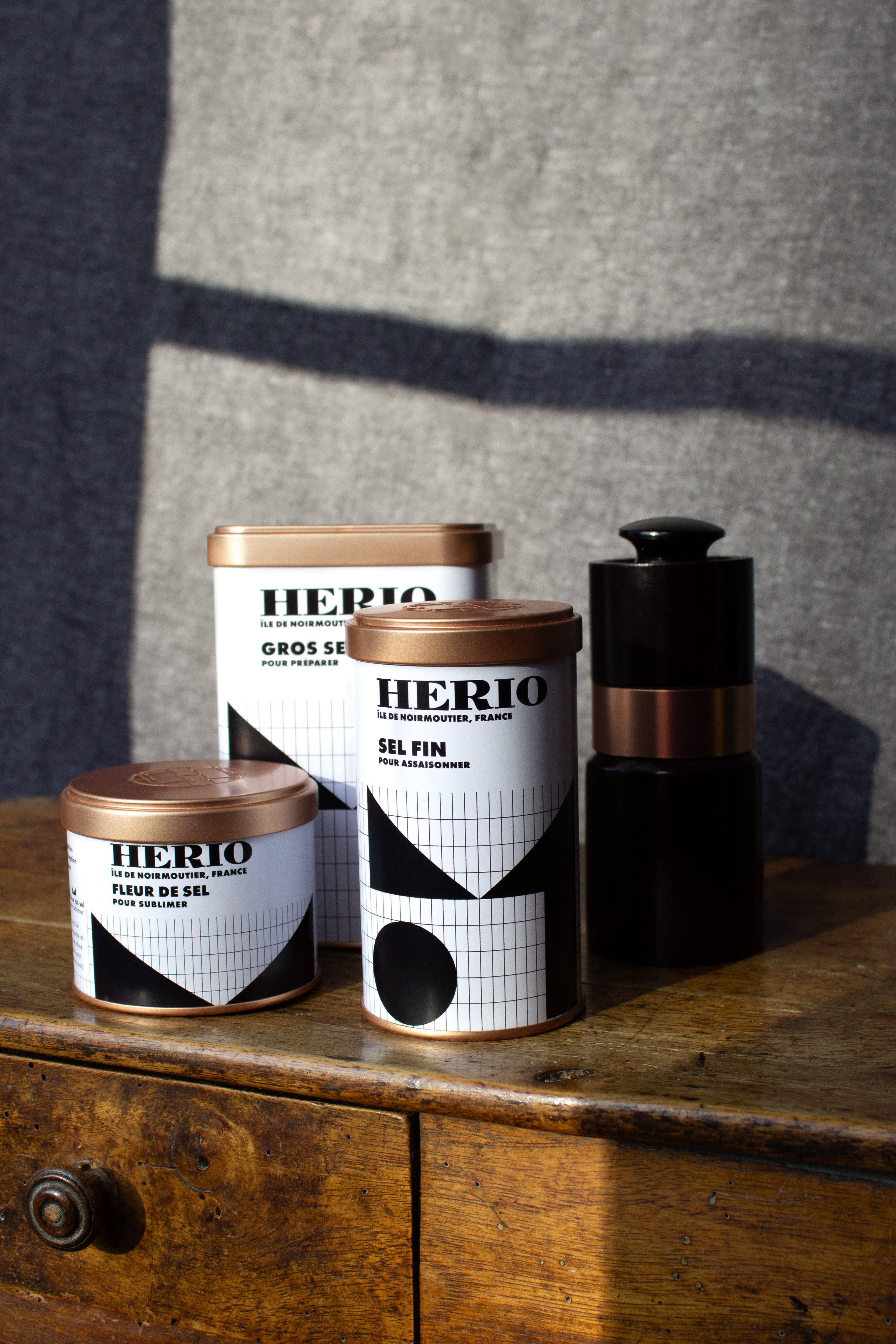 HERIO - Wholesale Gift Box - PRESTIGE GIFT BOX: THE 3 SALTS AND THE GRINDER1