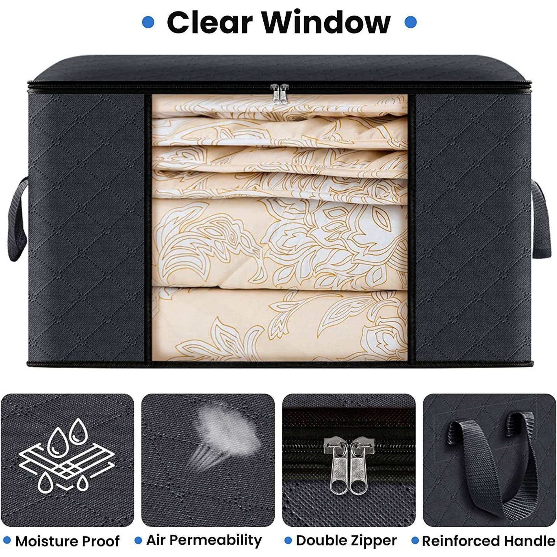 wandf - Wholesale Storage Bin - Horizontal Quilt Foldable Storage Bag-Non-Woven Storage Box21