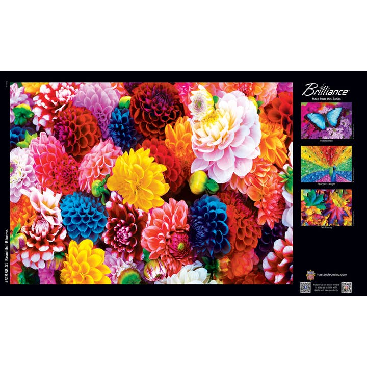 Masterpieces Puzzles - Wholesale Puzzle - Adult - Brilliance - Beautiful Blooms 500 Piece Puzzle3