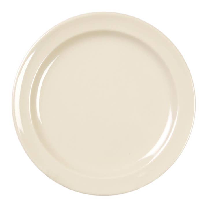 Tan Collection 10 1/4" Round Dinner Plate,Melamine, 12/PK for wholesale by KT Supply