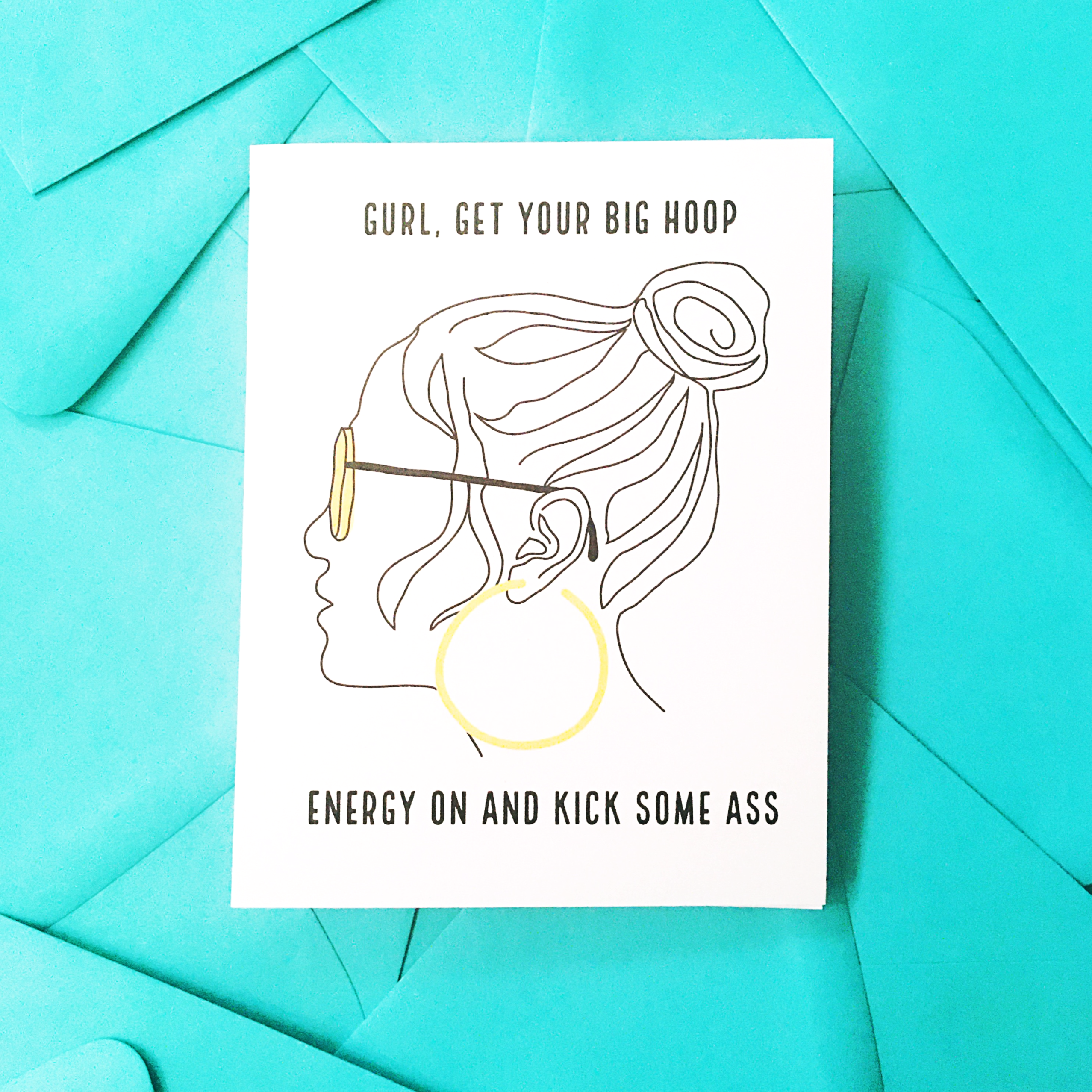 Richie Designs – postal de amizade por atacado – Cartão Grande Arco Energy para Melhor Amigo - cartão de saudação2