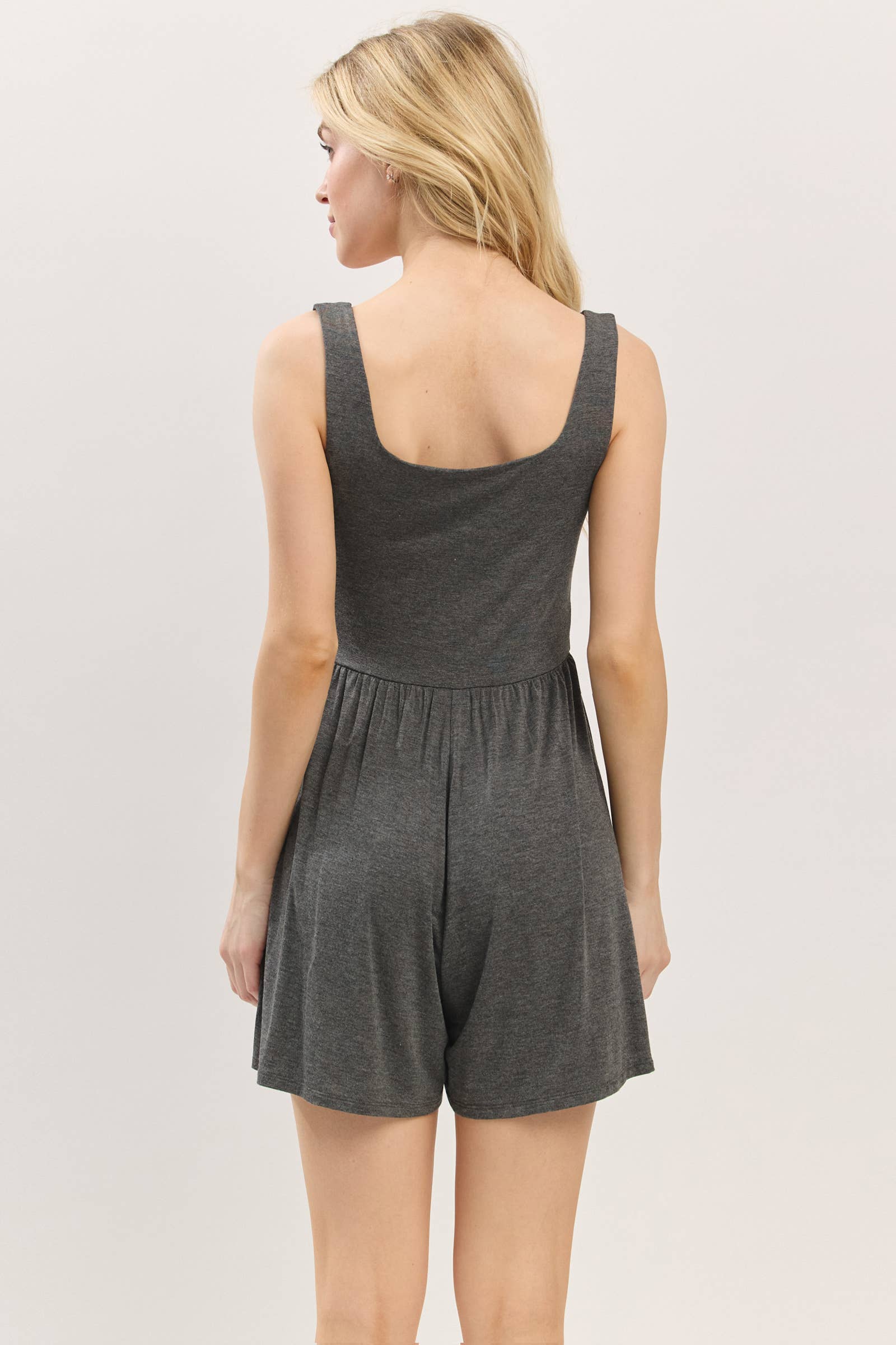 Final Touch - Vente Combishort – femme - Combinaison à détails froncés à double couche - NJU6040615