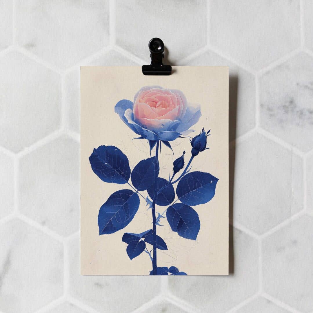 Botanopia - gifts , decor and cards for plant lovers – Engroshandel Fødselsdagskort – Rose | Hverdagskort | Fødselsdagskort med månedsblomst2