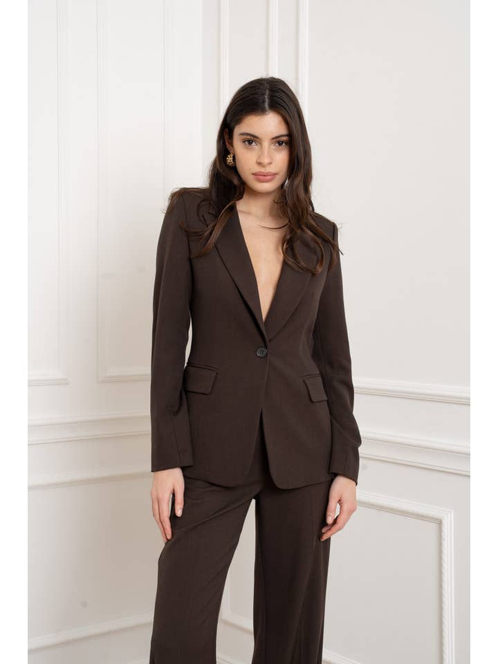 Attentif Paris - Wholesale Kostuumjas - Dames - Heather getailleerde damesblazer88