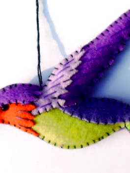 4.5″ Humming Bird Ornament for wholesale by Stitch by Stitch Gifts