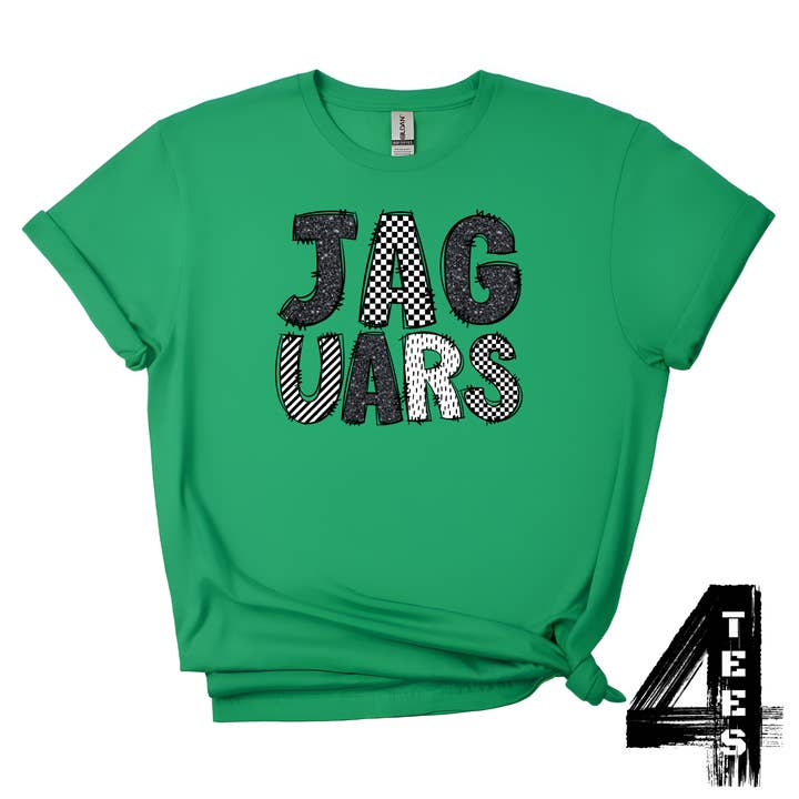Jaguars Doodle Letters for wholesale by Tees-4