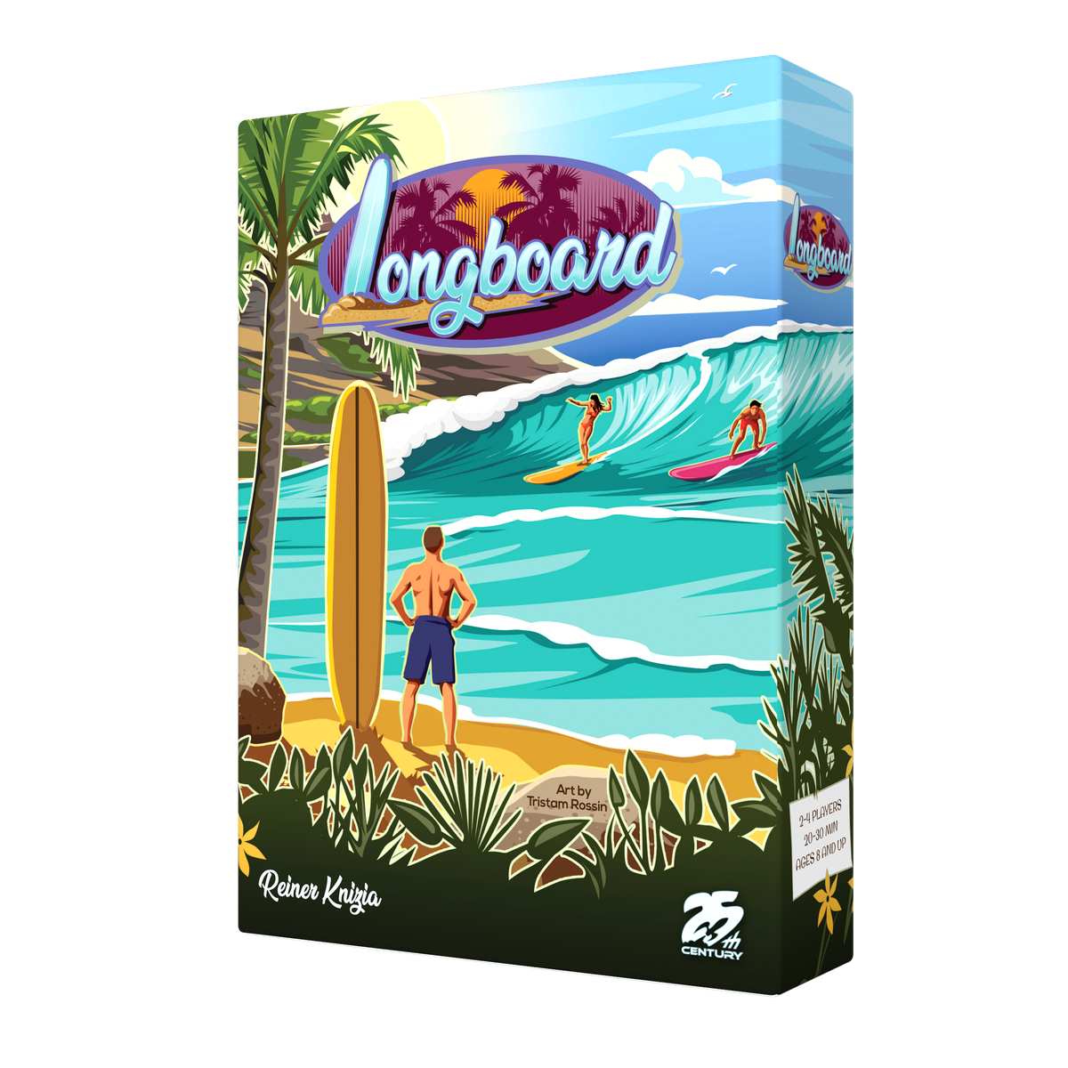 25th Century Games - Wholesale Board Game - Longboard Surfboard-Shaping Board Game8