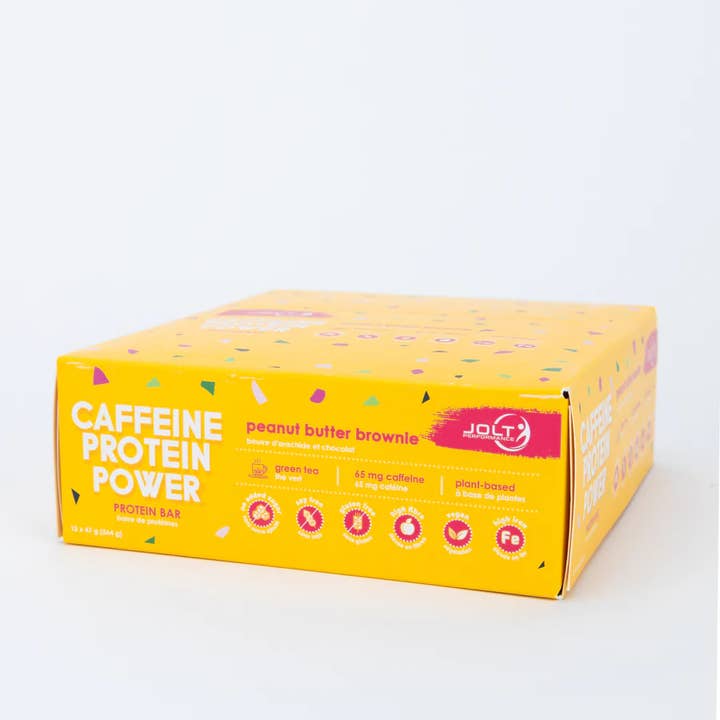 Jolt Performance - Wholesale Snack Bar - Caffeinated Protein Bar - Peanut Butter Brownie3