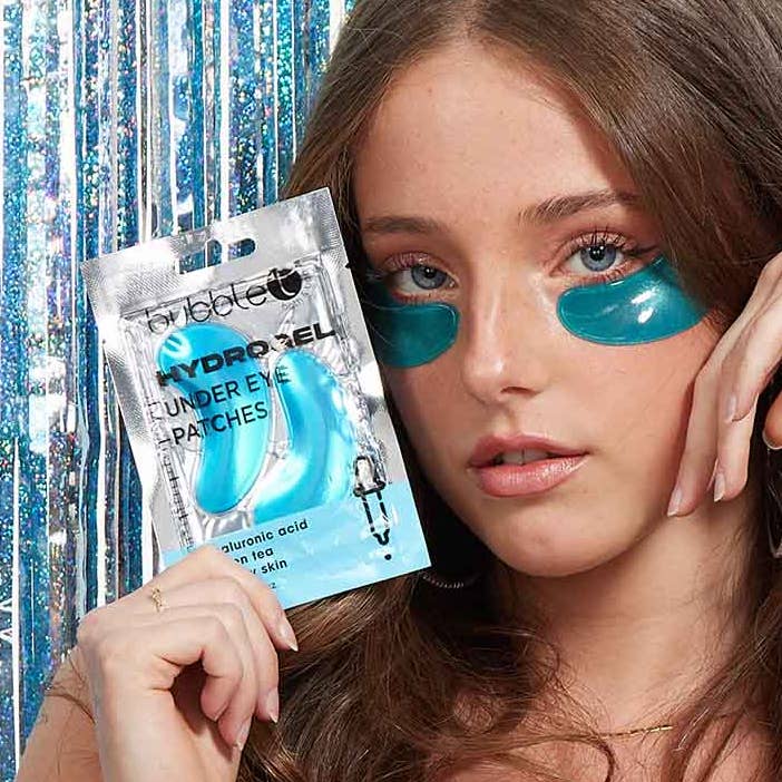Hydrogel Under Eye Patches - Hyaluronic Acid & Green Tea for wholesale by Bubble T Cosmetics