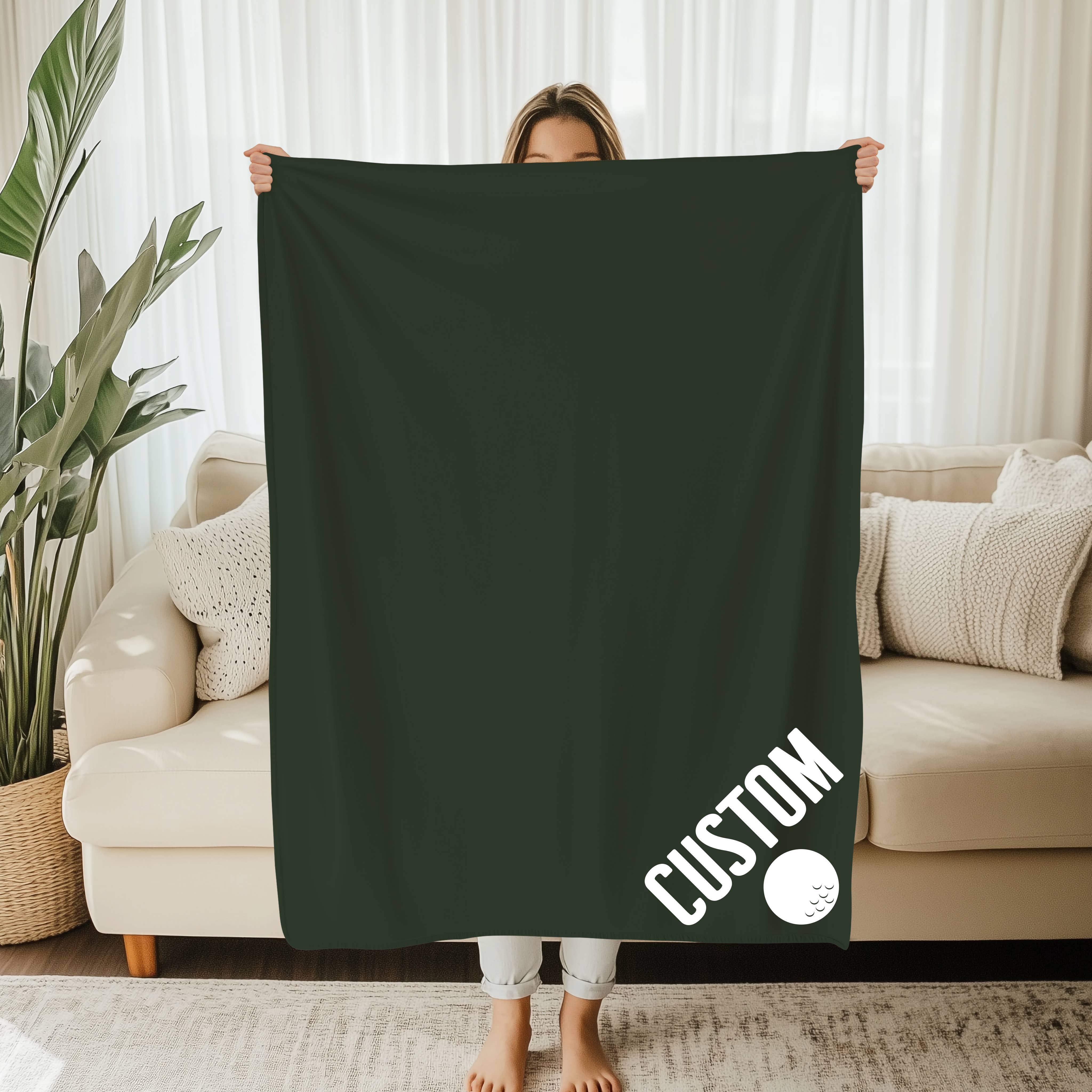 Nobullwoman Apparel - Wholesale Throw Blanket - CUSTOM Text Blanket, for Sports Teams, Your City or Resort1