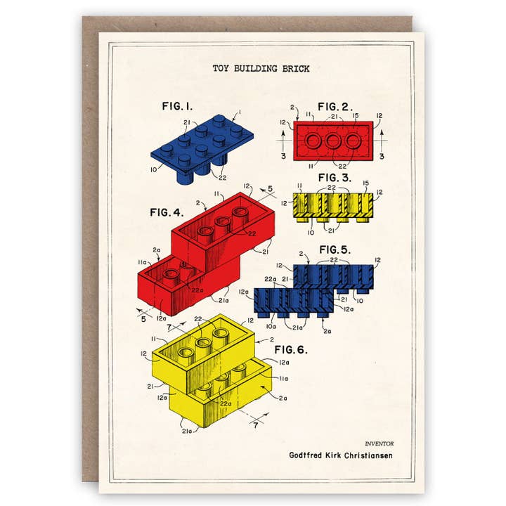 The Pattern Book - Wholesale Everyday Greeting Card - Lego