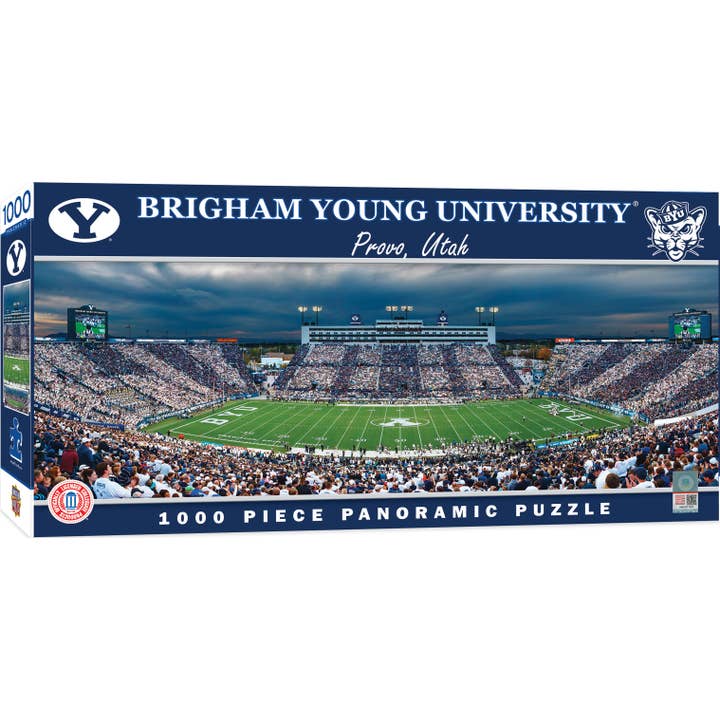 BYU Cougars - 1000 Piece Panoramic Puzzle for wholesale by Masterpieces Puzzles