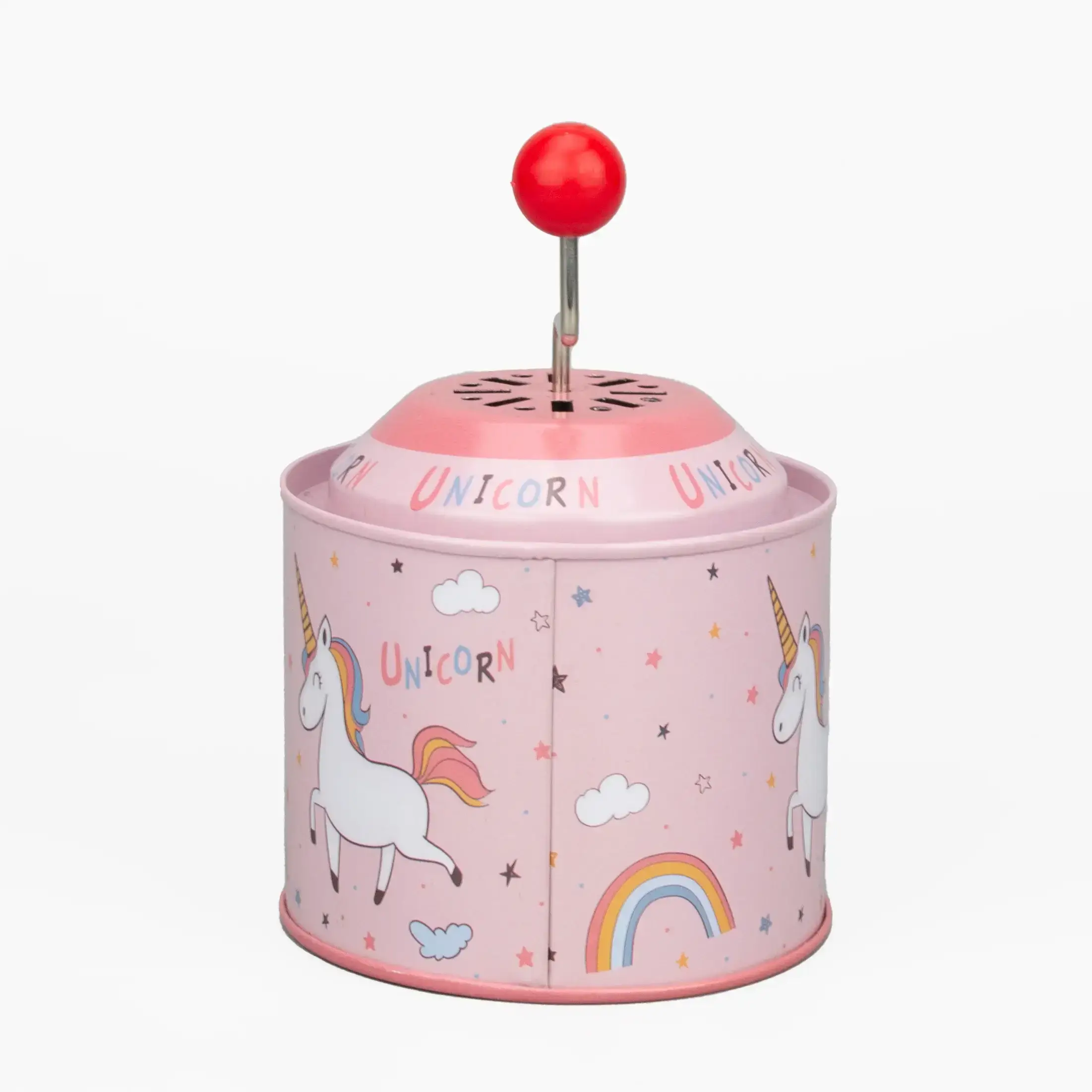 giftland - Vendita all'ingrosso Carillon - Bambini e neonati - Carillon a Manovella in Latta - Tema Unicorno4