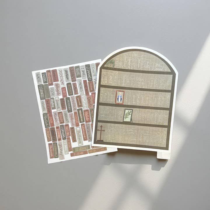 Catholic Bible Reading Progress Tracker for wholesale by Paper and Prayer