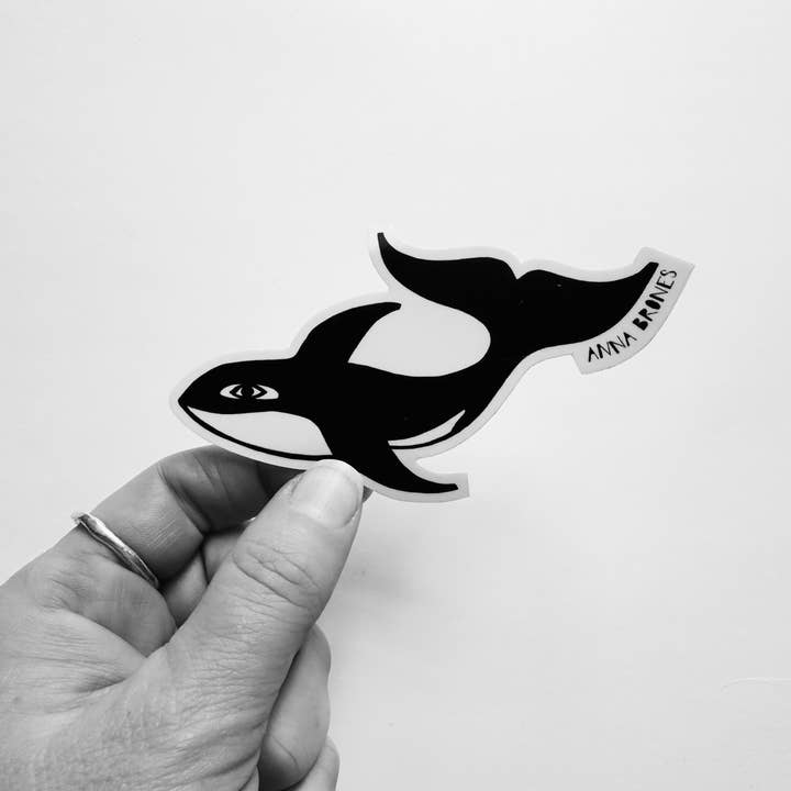 Autocollant "Orque" pour la vente par Anna Brones