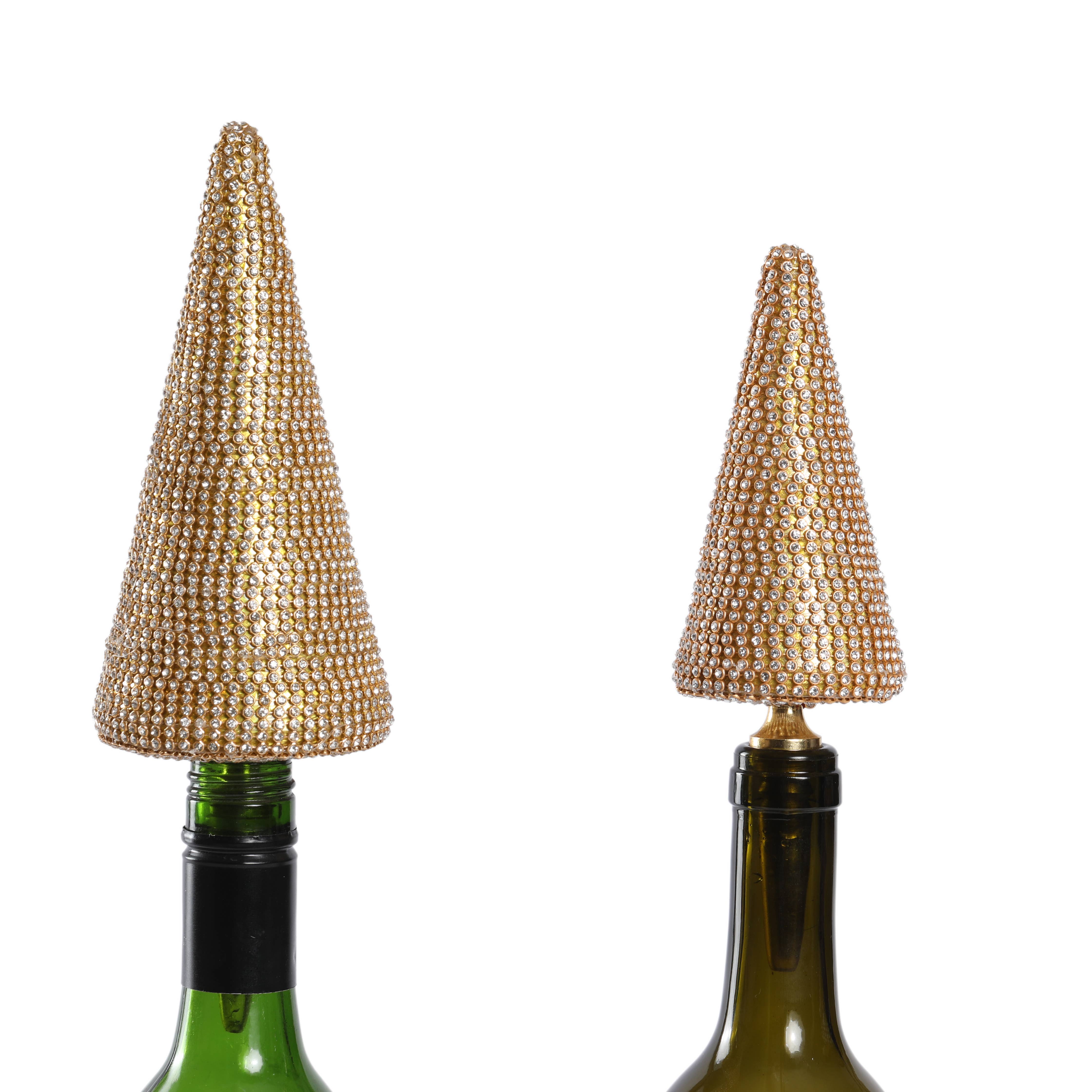 Vatican Homes - Wholesale Wine Stopper -  Gold Tree Bottle Stopper 9.4"2