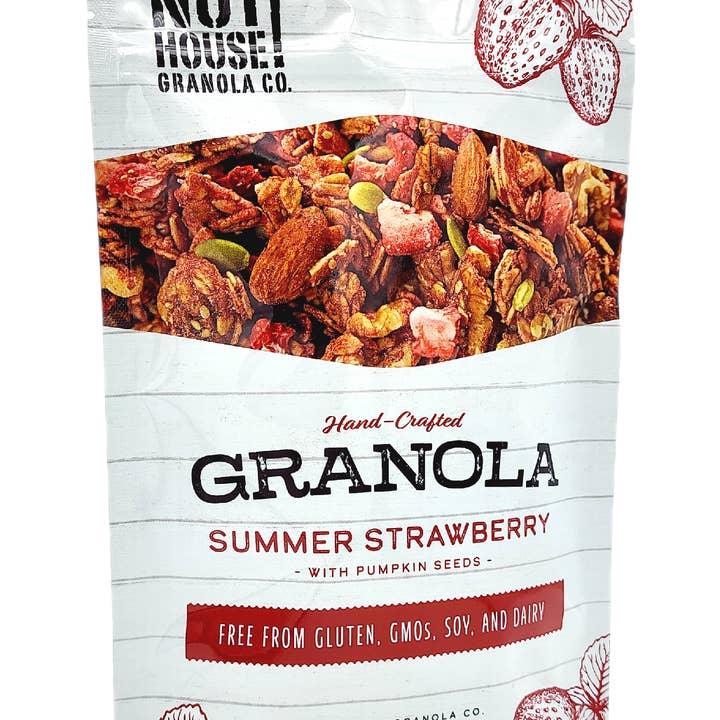 NutHouse! Granola Company - Wholesale Granola - Summer Strawberry Granola, 6 x 11.5oz4