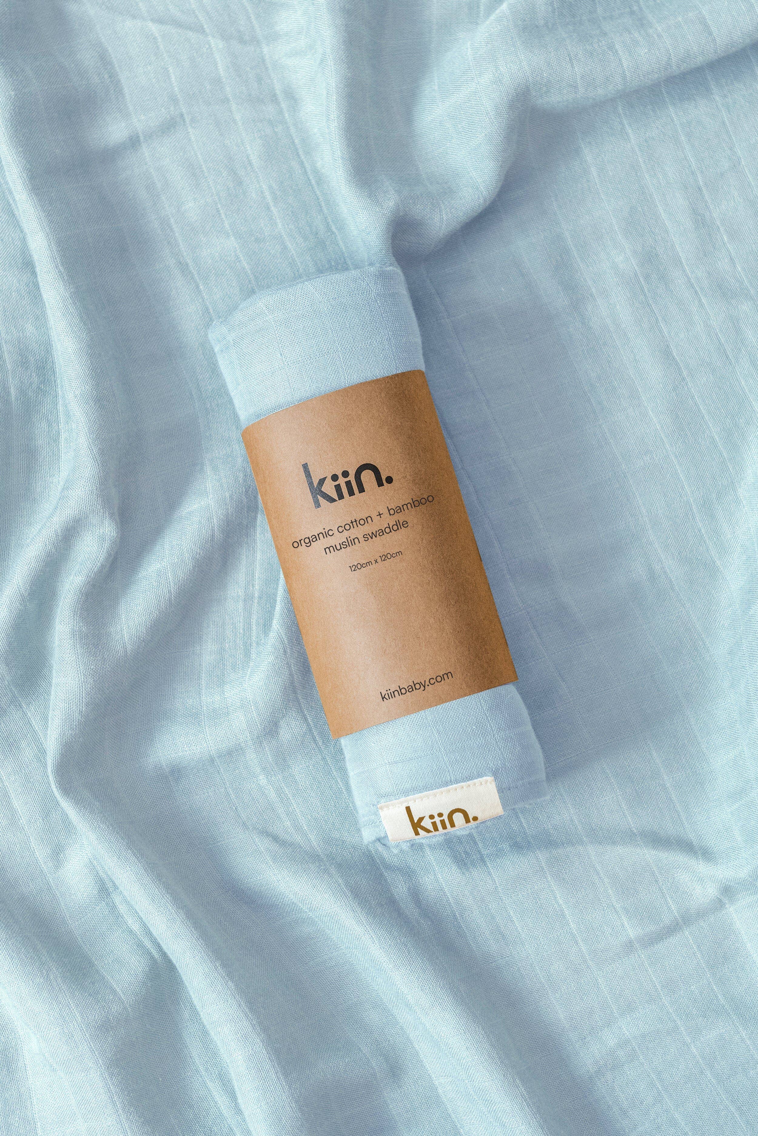 Kiin Baby - Wholesale Swaddle - Baby - Organic Muslin Swaddle5