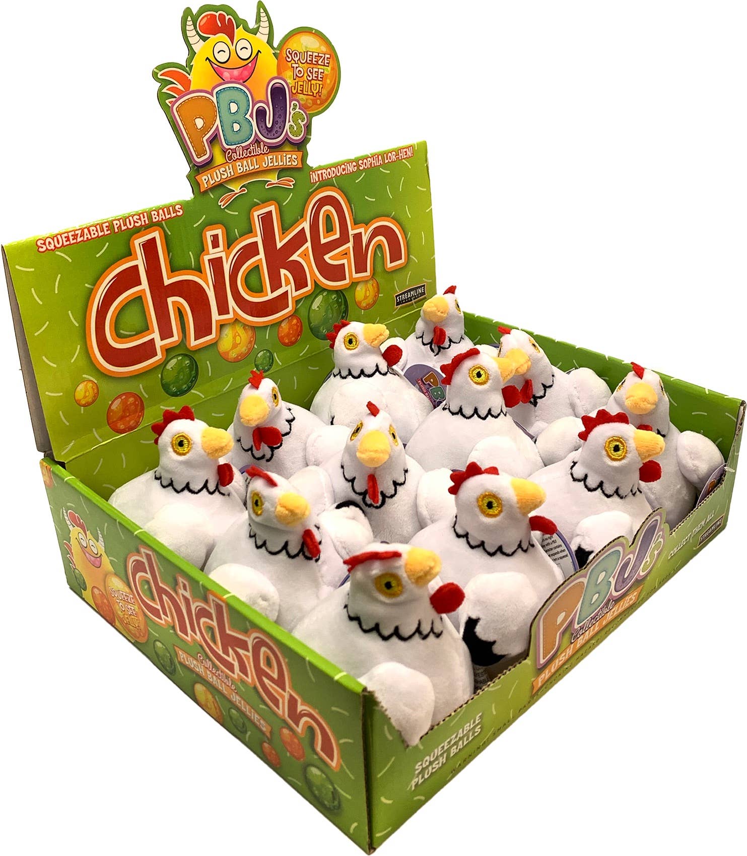 Streamline – Engroshandel Plyslegetøj - Børn og baby – PBJs plyslegetøj - Sophia Lor-Hen kylling1