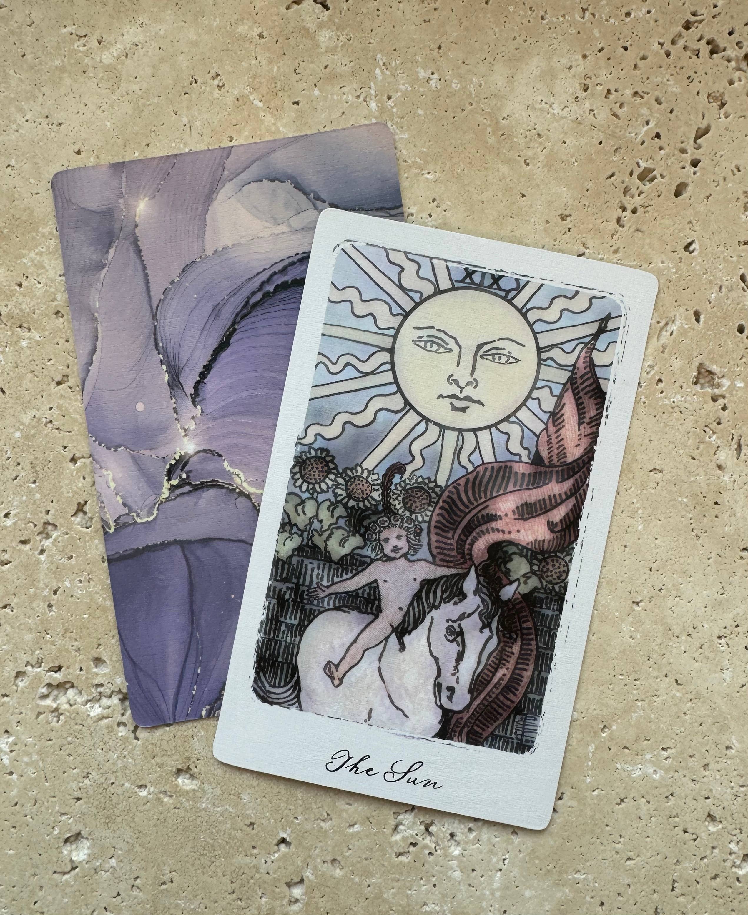 NOLA JAMES - Wholesale Tarot Cards - Amethyst Tarot Cards- Based on Rider Waite Tarot  2