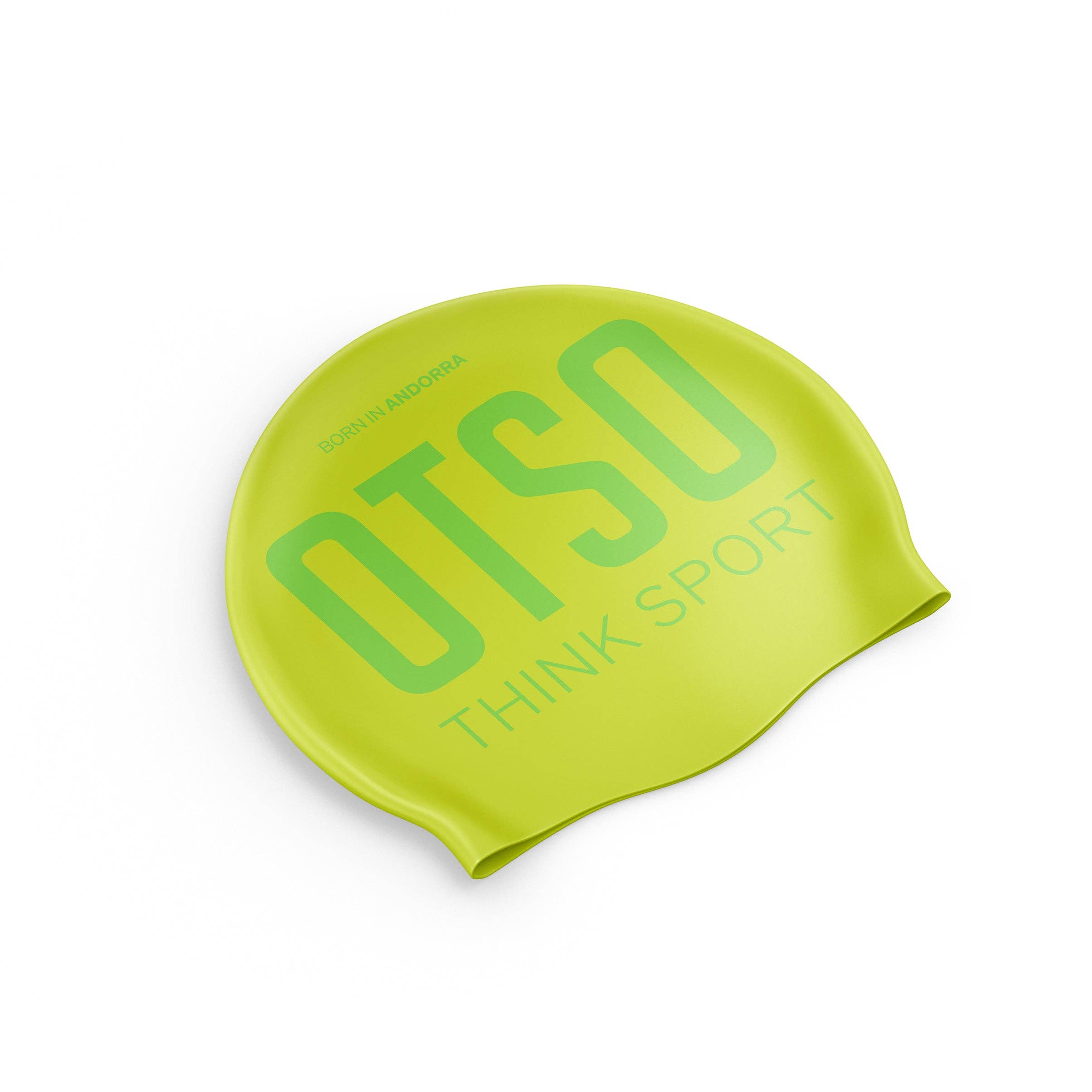 OTSO - Wholesale Swim Cap - Unisex - Fluo Yellow/ Fluo Green Swim Cap1