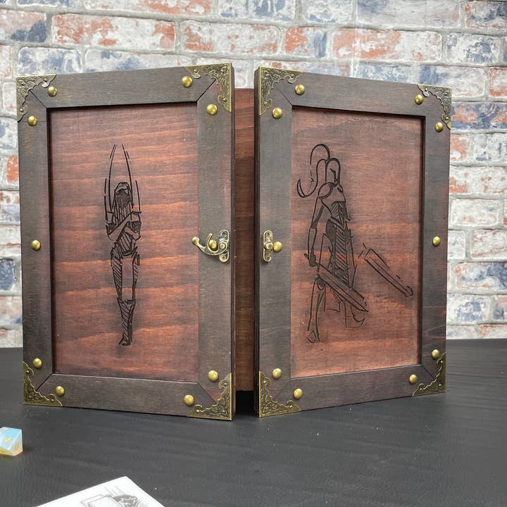 Fandomonium - Wholesale Board Game - "The Party" Dungeons and Dragons Wooden DM Screen (Copy)7