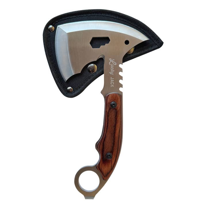 Coyote Camp Axe (safety sheath included) for wholesale by Lucky Jack