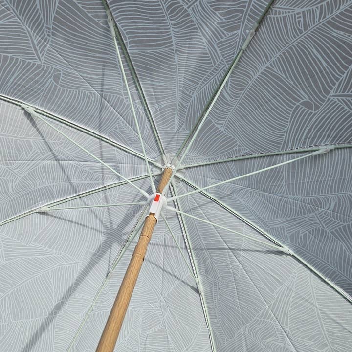 Meinposten – wholesale Beach Umbrellas – Parasol beach umbrella balcony umbrella green cream brown 160 cm UV protection 30+