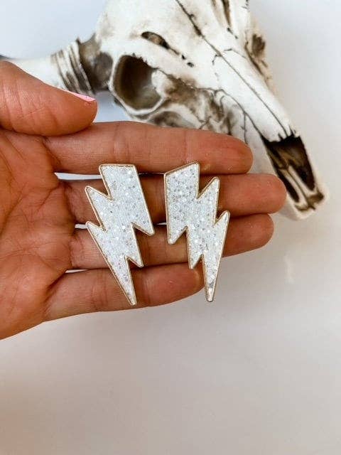 Boho Ranch Shop - Wholesale Stud/Post Earrings - Western Thunderbolt Lighting Bolt Earring Earrings3