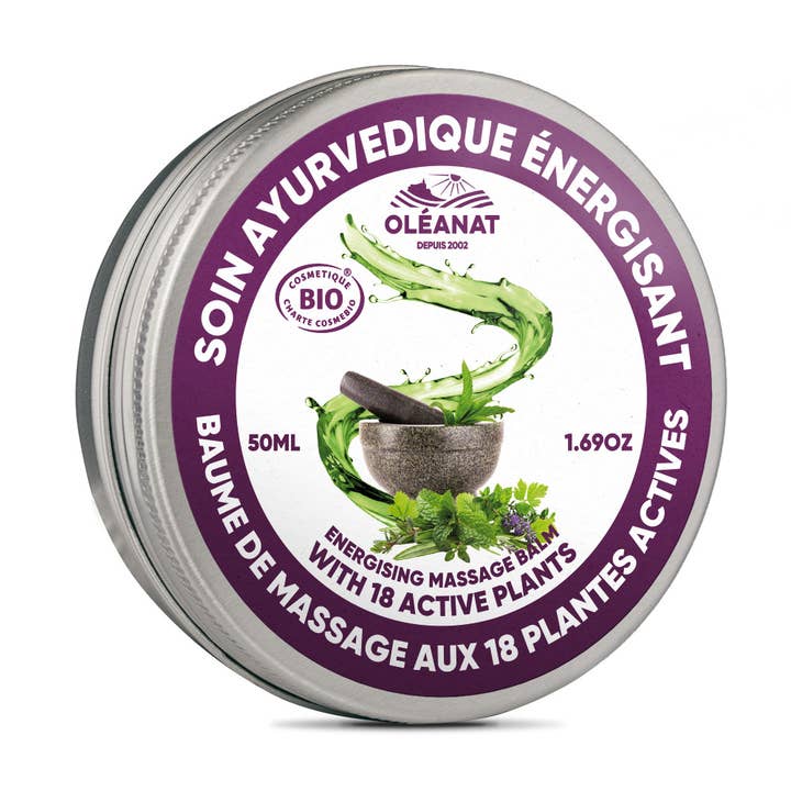Le Secret Naturel - Wholesale Body balm/butter - ENERGIZING ORGANIC AYURVEDIC MASSAGE CARE WITH 18 PLANTS 50ml