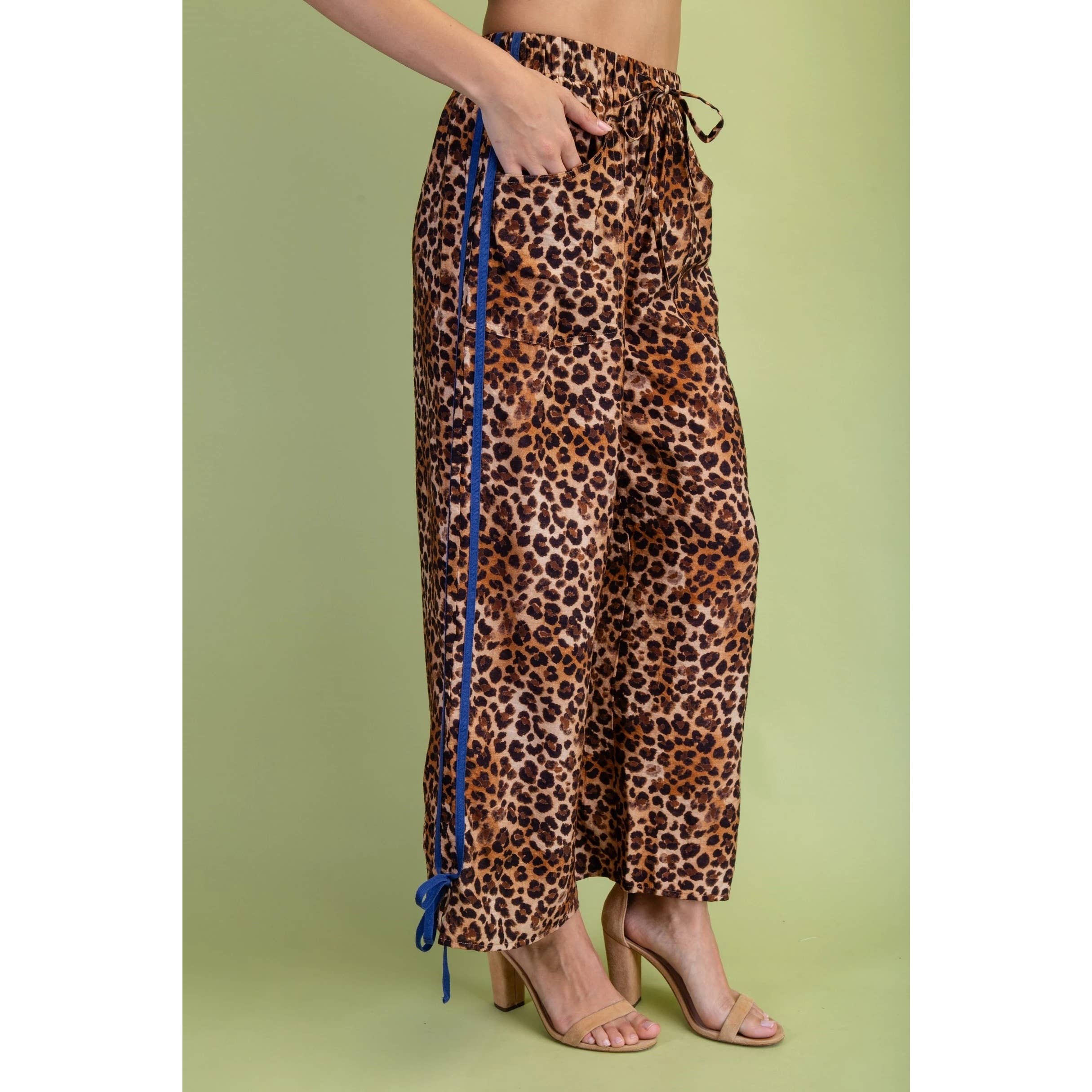 STYLE USA - Vendita all'ingrosso Pantalone - Donna - Pantaloni a stampa leopardata2