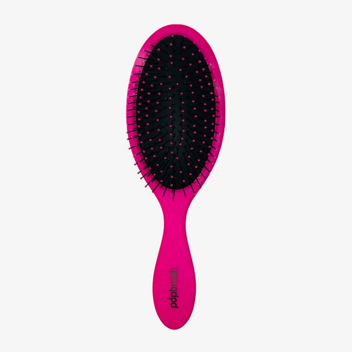Soho Pink Popbrush Ultimative Weiche Borstenhaarbürste für den Großhandel von Popmask London