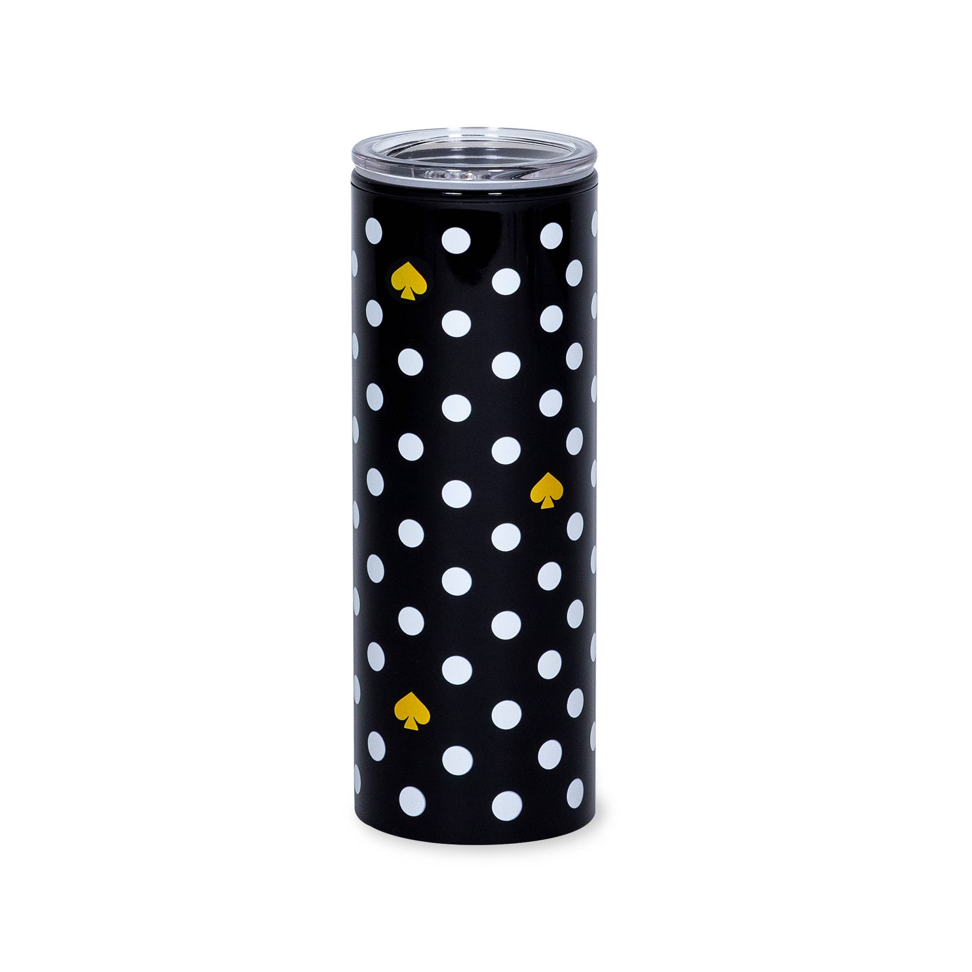 Kate Spade New York by Lifeguard Press - Wholesale Insulated Mug/Tumbler - Thermal Mug, Polka Dots (Black/White)
