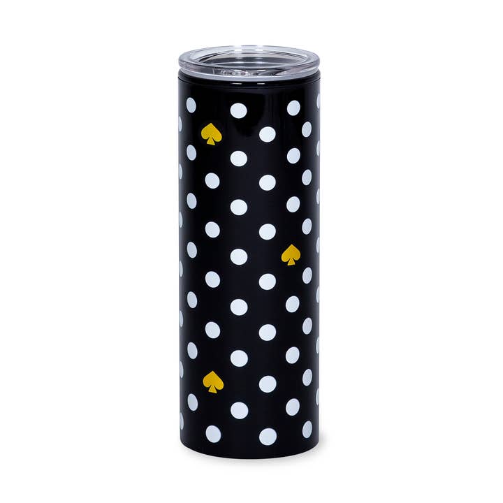 Thermal Mug, Polka Dots (Black/White) for wholesale by Kate Spade New York by Lifeguard Press
