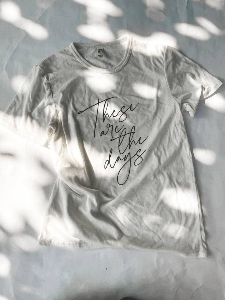 KLSD - Wholesale Screen Printed T-Shirt - Women's - These are the days adult tee3