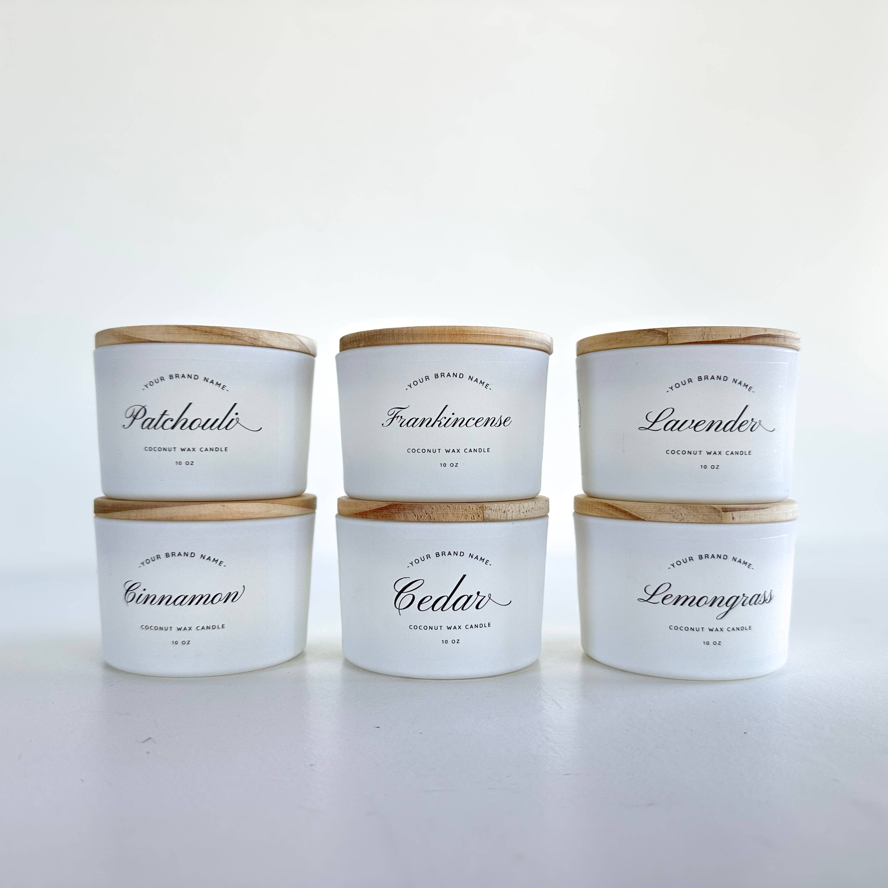 Wondery Mercantile - Wholesale Jar/Filled Candle - Private Label Candle - Custom Label Scented White Jar Candle7