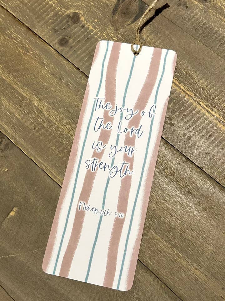 Nehemia 8:10 Lesezeichen für den Großhandel von Daisy & Joy Design