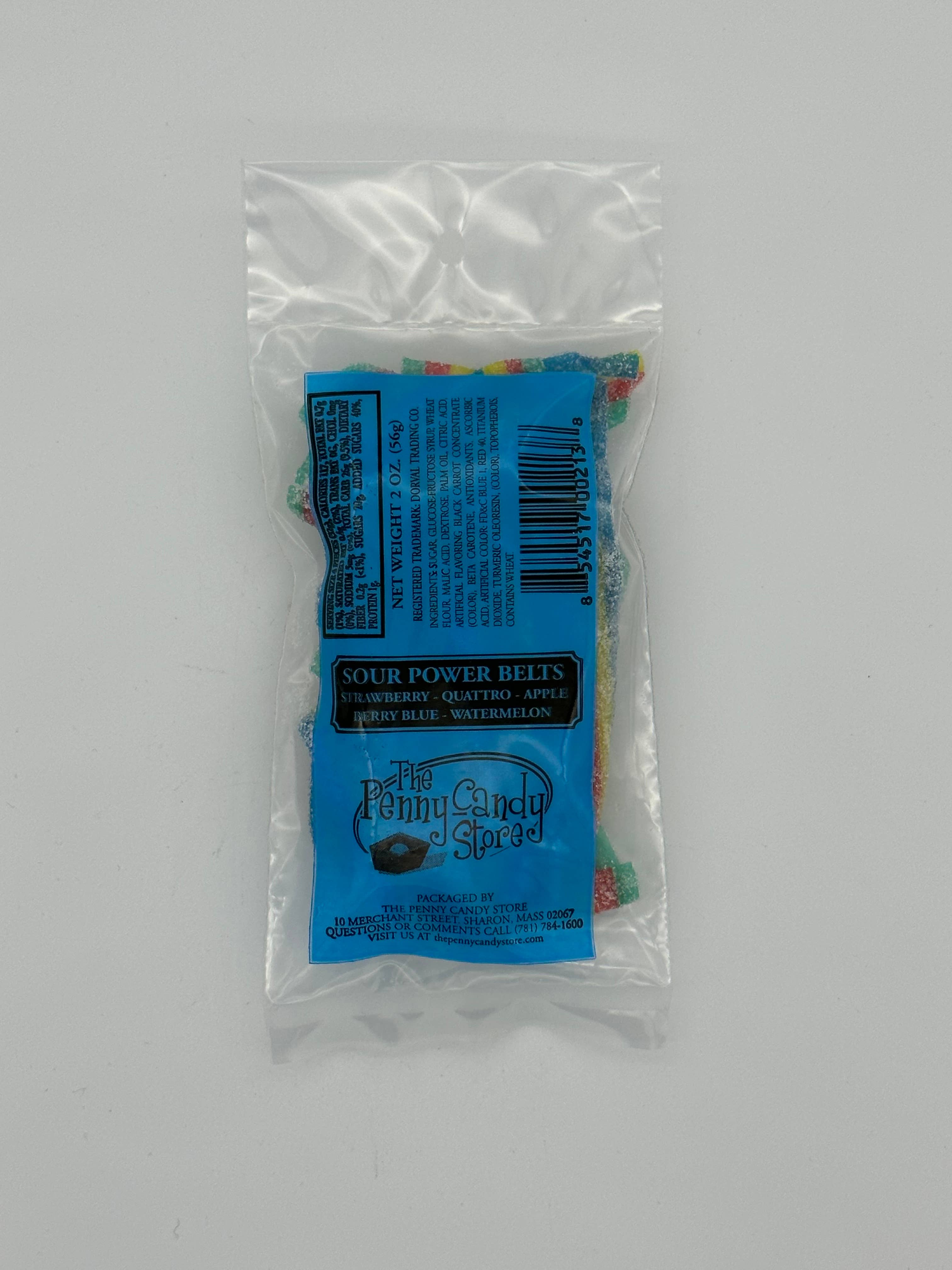 The Penny Candy Store - Wholesale Gummy - Quattro (Rainbow) Sour Belts1