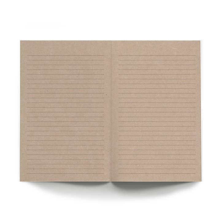 Denik - Wholesale Notebook - Cabin Deco Kraft Layflat Notebook