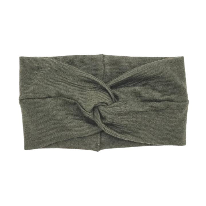 Pandebånd i merinould – oliven for engroshandel hos Flavia Soares