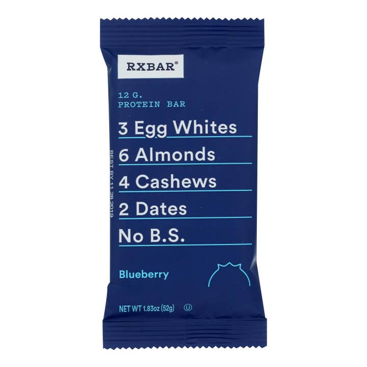 Ware Spark - Wholesale Snack Bar - Rxbar - Protein Bar - Blueberry - Case Of 12 - 1.83 Oz.