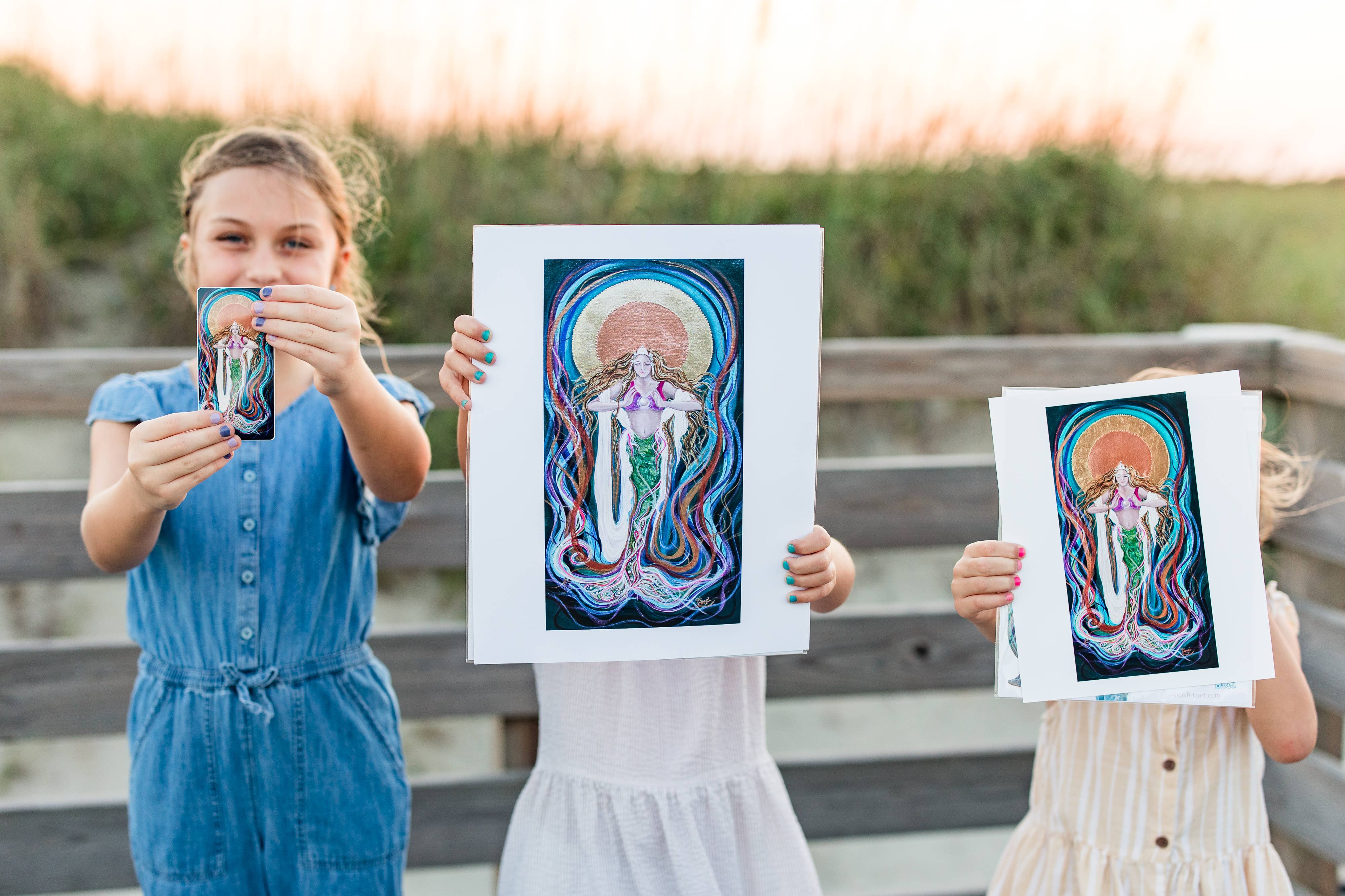 Angel Fritz Studio - Wholesale Art Print - Intention - Giclee Mermaid Art Print1