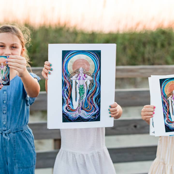 Angel Fritz Studio - Wholesale Art Print - Intention - Giclee Mermaid Art Print1