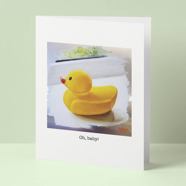 Betsie Studios - Wholesale Baby Card - "Oh Baby" Greeting Card0